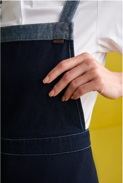 Delantal peto denim colores