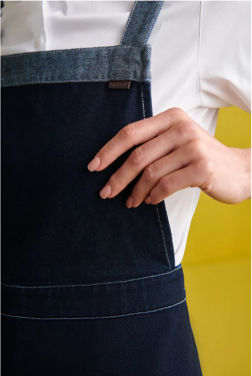 Delantal peto denim colores