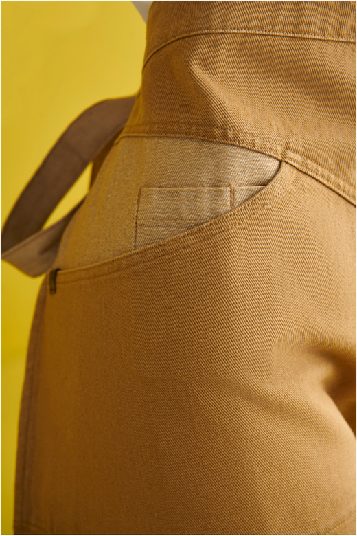 Delantal peto denim colores
