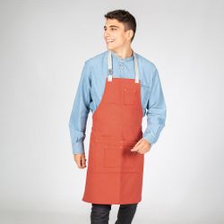 Delantal peto hebilla enlazada colores