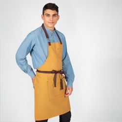 Delantal peto hebilla enlazada colores