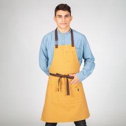 Delantal peto hebilla enlazada colores
