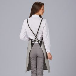 Delantal peto rayas colores