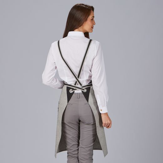 Delantal peto rayas colores