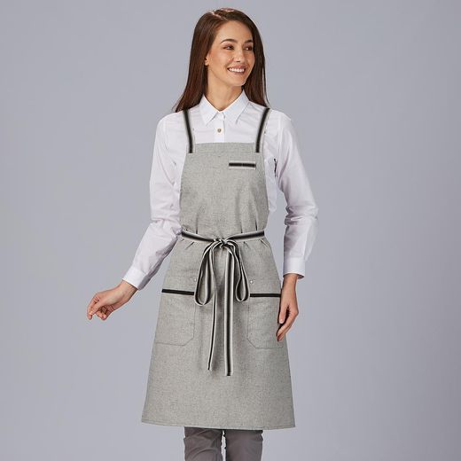 Delantal peto rayas colores