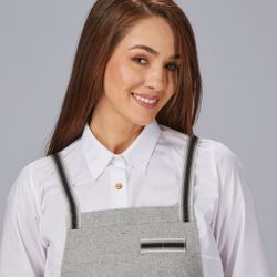 Delantal peto rayas colores