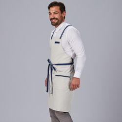 Delantal peto rayas colores