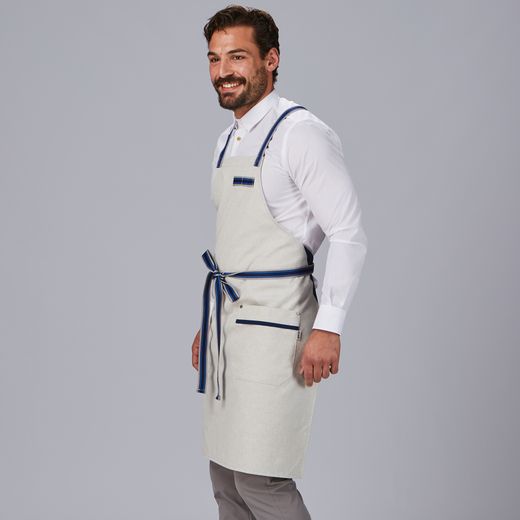 Delantal peto rayas colores