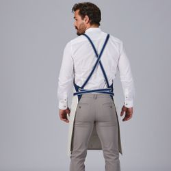 Delantal peto rayas colores