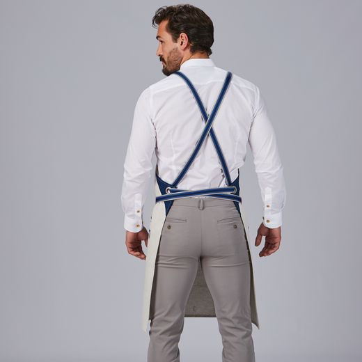 Delantal peto rayas colores