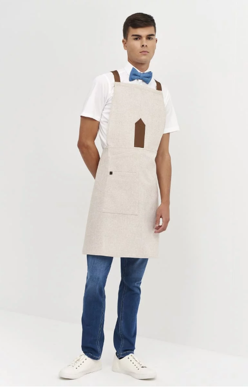 Delantal peto tipo saco