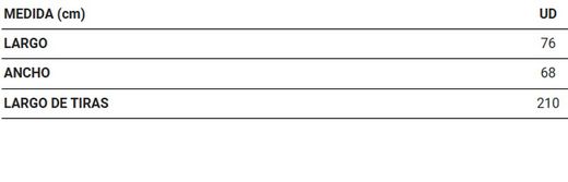 Delantal con peto rayas azul o rojo