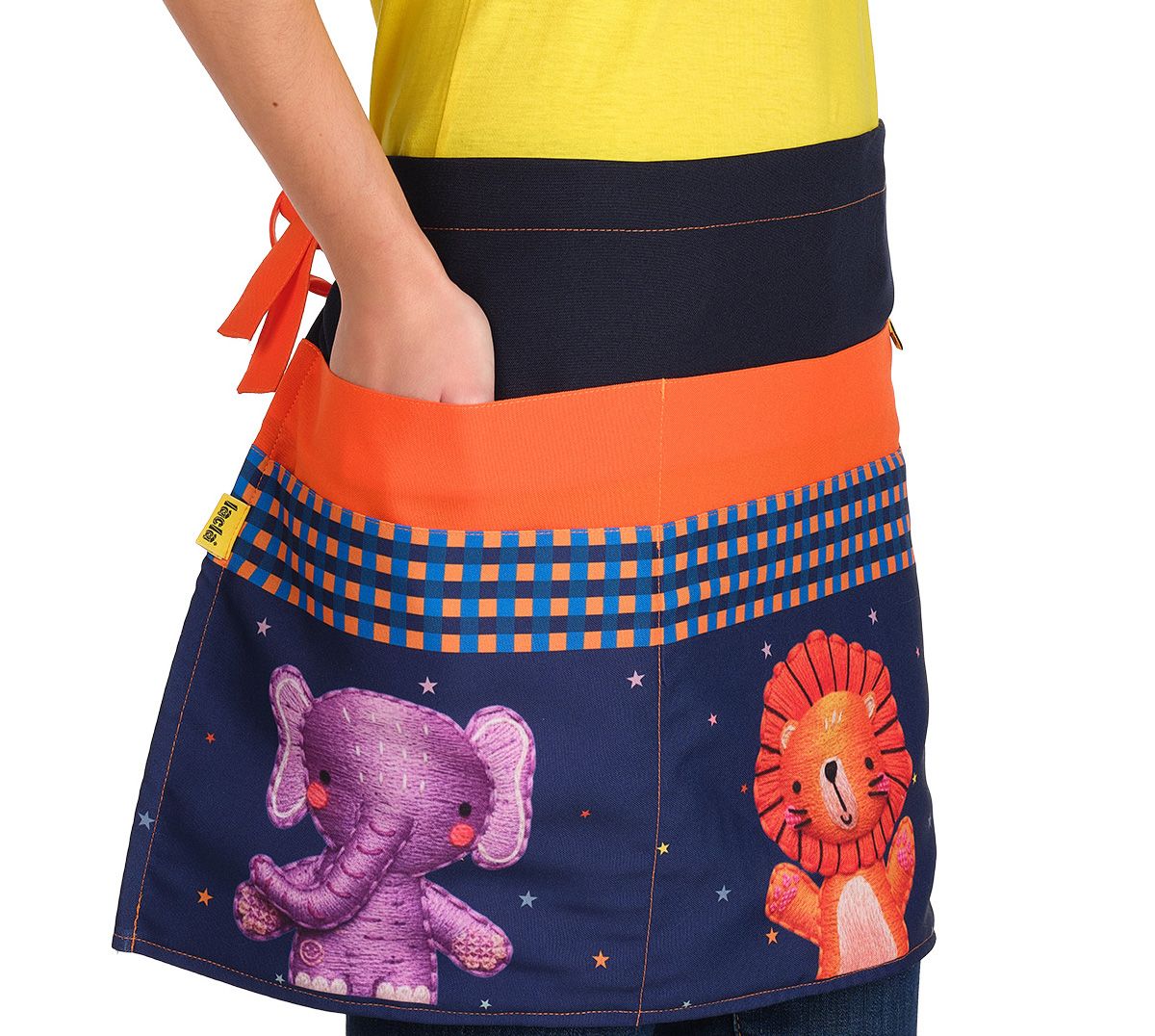 Delantal Unisex Muñecos (6 Bolsillos)