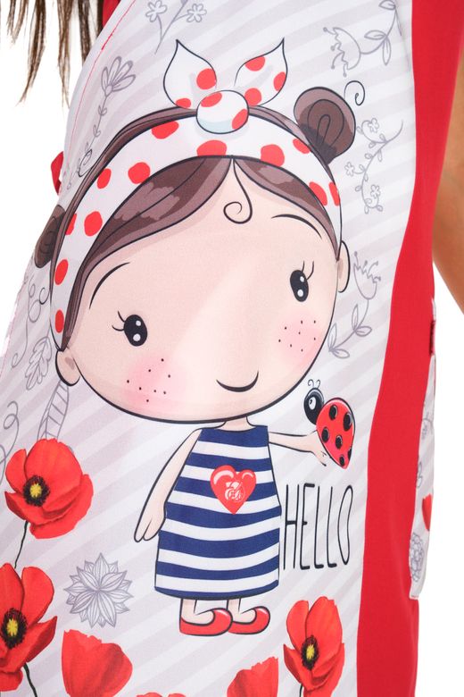 Estola Icónica Niña Amapola (Tejido Todoterreno)