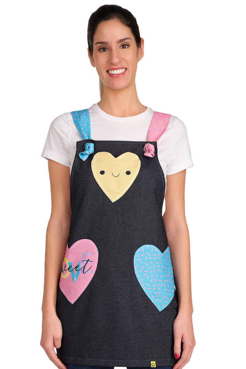 Estola Love (Bolsillos Corazón y Denim Elástico)