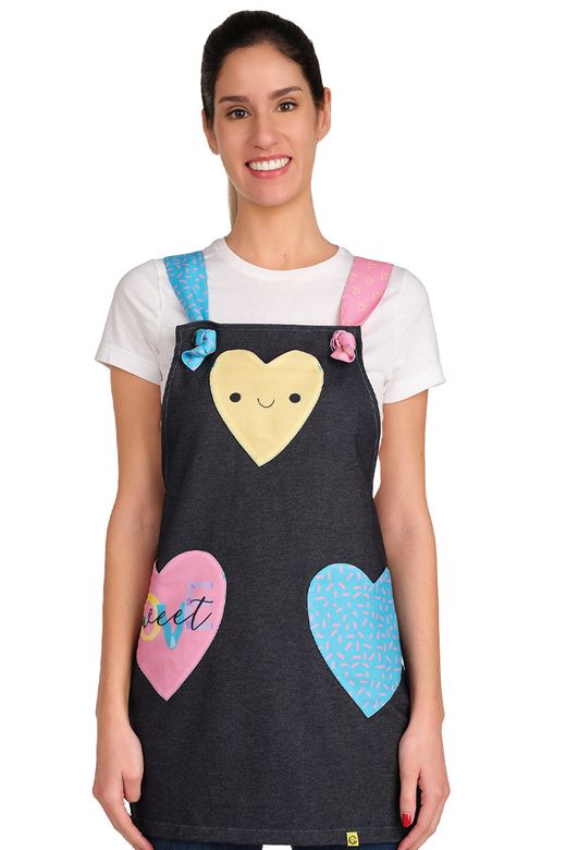 Estola Love (Bolsillos Corazón y Denim Elástico)