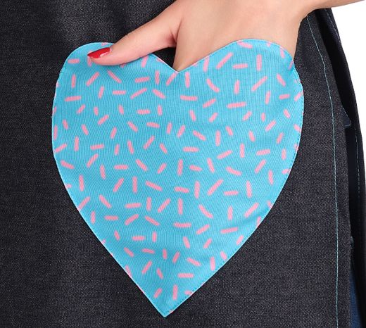 Estola Love (Bolsillos Corazón y Denim Elástico)