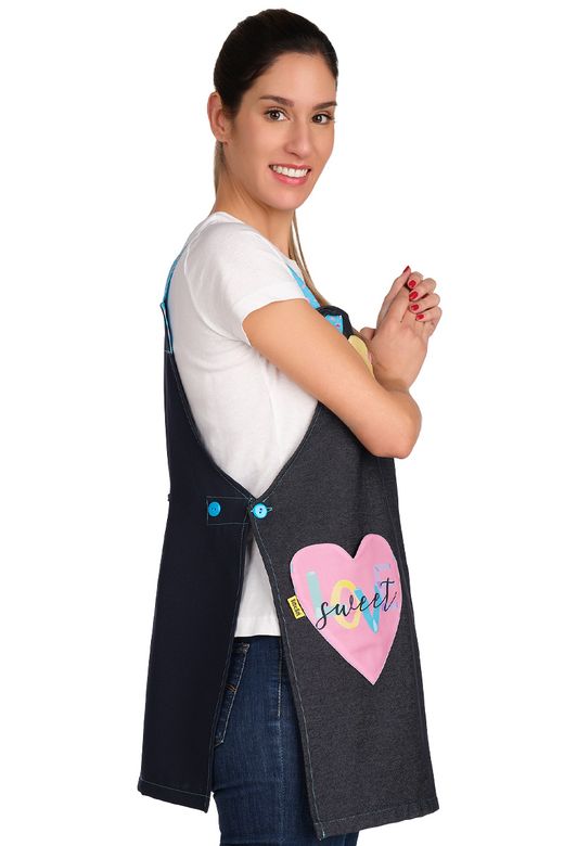 Estola Love (Bolsillos Corazón y Denim Elástico)