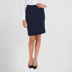 Falda sin bolsillos negra o marino