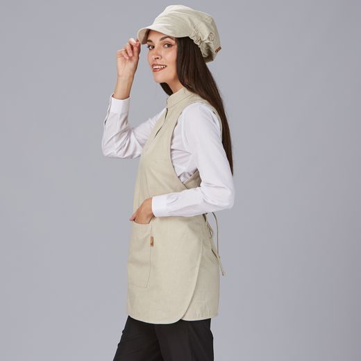 Gorra Gatsby algodón orgánico beige o gris