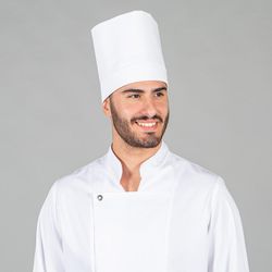 Gorro alto chef negro o blanco