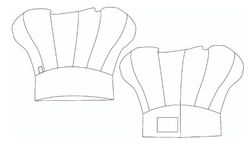 Gorro Chef antimanchas colores