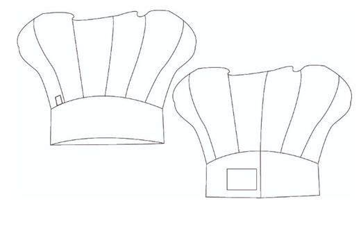 Gorro Chef antimanchas colores