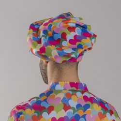 Gorro chef corazones