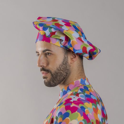 Gorro chef corazones