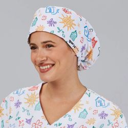Gorro Cirujano Goma (Microfibra y Rizo Frontal)
