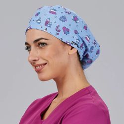 Gorro Cirujano Goma (Microfibra y Rizo Frontal)