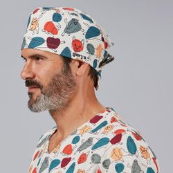 Gorro Cirujano Tiras (Microfibra y Rizo Frontal)