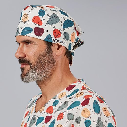 Gorro Cirujano Tiras (Microfibra y Rizo Frontal)