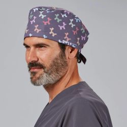 Gorro Cirujano Tiras (Microfibra y Rizo Frontal)