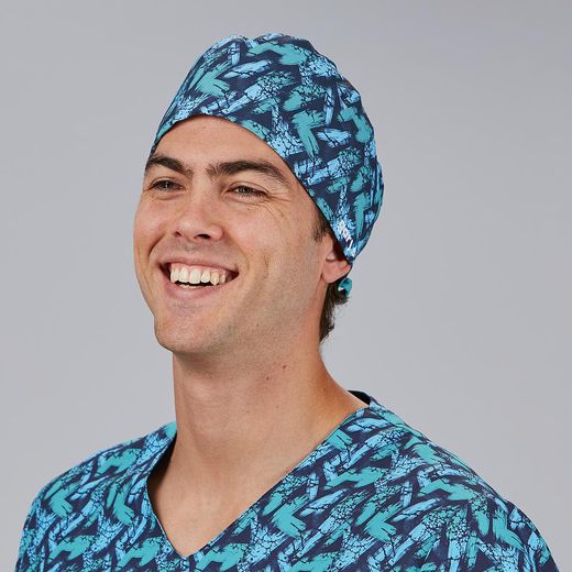 Gorro Cirujano Tiras (Microfibra y Rizo Frontal)