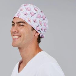 Gorro Cirujano Tiras (Microfibra y Rizo Frontal)
