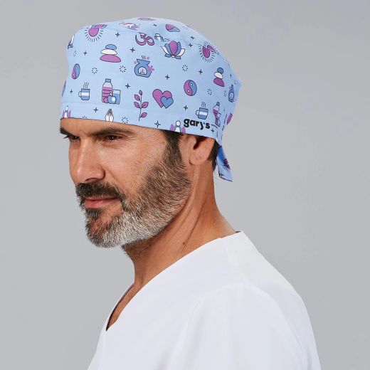 Gorro Cirujano Tiras (Microfibra y Rizo Frontal)