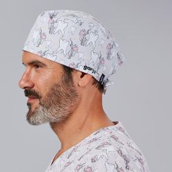 Gorro Cirujano Tiras (Microfibra y Rizo Frontal)