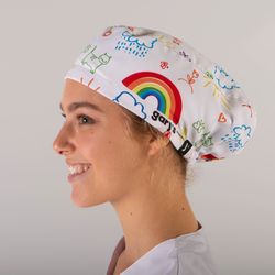 Gorro goma arcoiris
