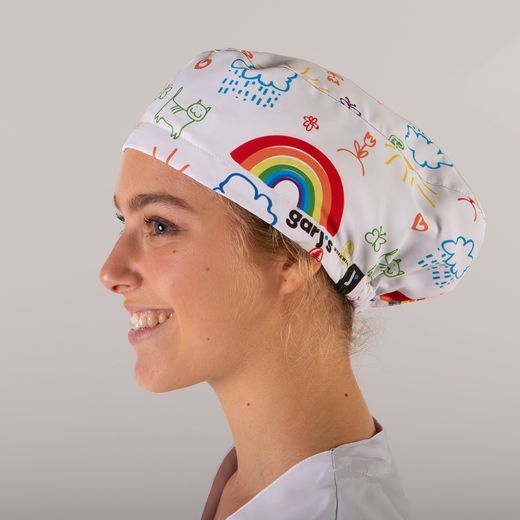 Gorro goma arcoiris