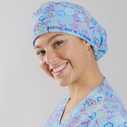 Bonnet en caoutchouc imprimé Agatha