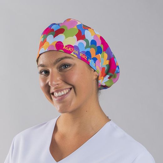 Bonnet en caoutchouc imprimé Agatha