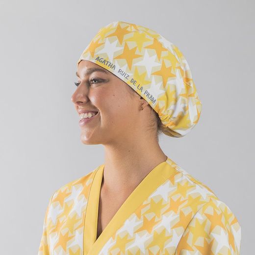 Bonnet en caoutchouc imprimé Agatha