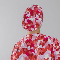 Bonnet en caoutchouc imprimé Agatha