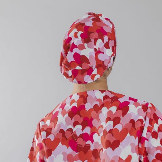 Bonnet en caoutchouc imprimé Agatha