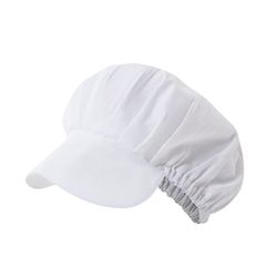 Cofia de cocina burdeos o blanca