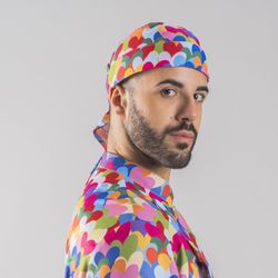 Gorro pirata corazones