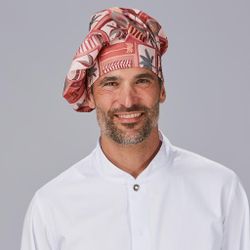 Gorros Chef algodón estampados