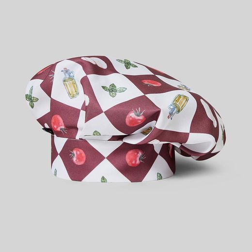 Gorros Chef algodón estampados