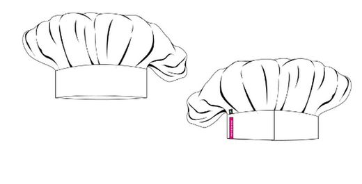 Gorros chef estampados Agatha